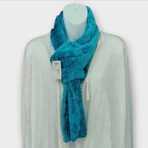 NWT Liz Claiborne Azure Textured Loop-through Scarf